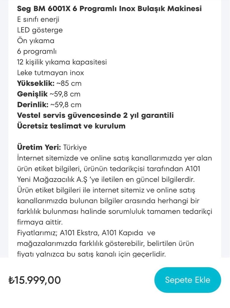 bulaşık makinası - 8