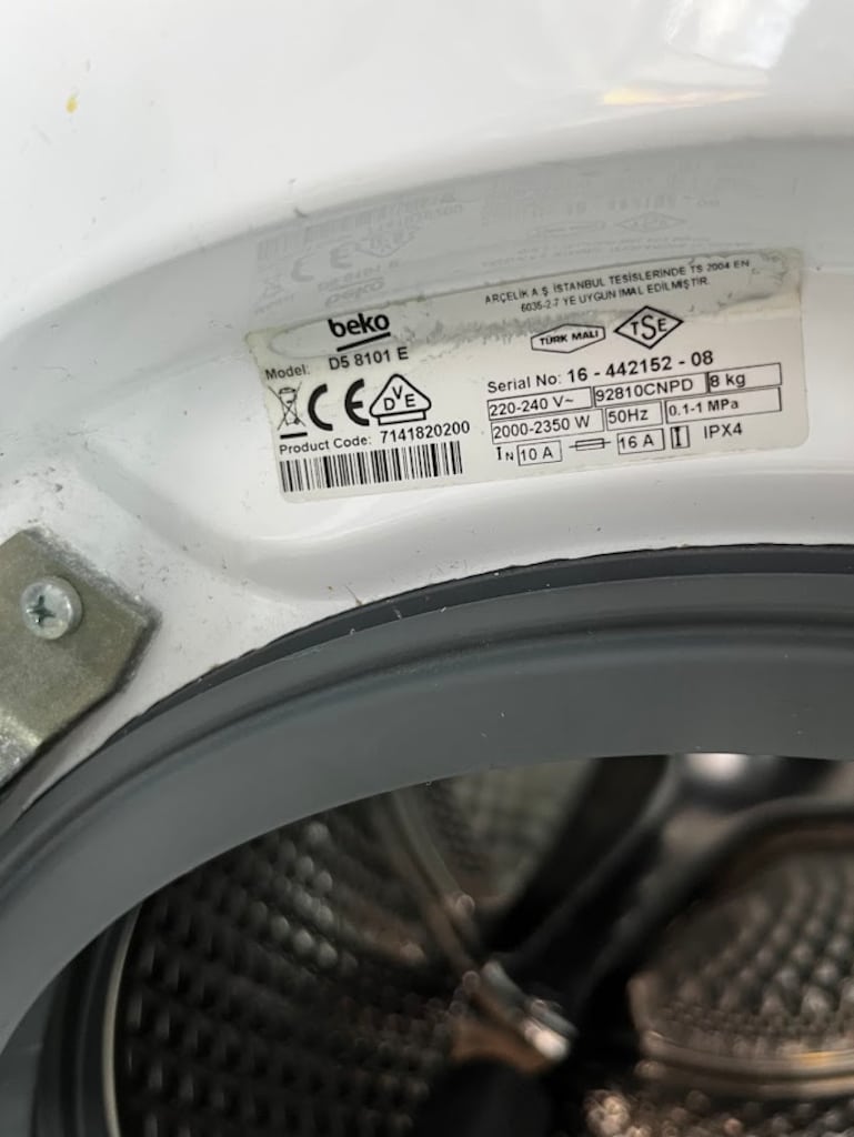 BEKO D5 8101 E 8 KG ÇAMAŞIR MAKİNESİ A+++ 3 AY GARANTİ - 6