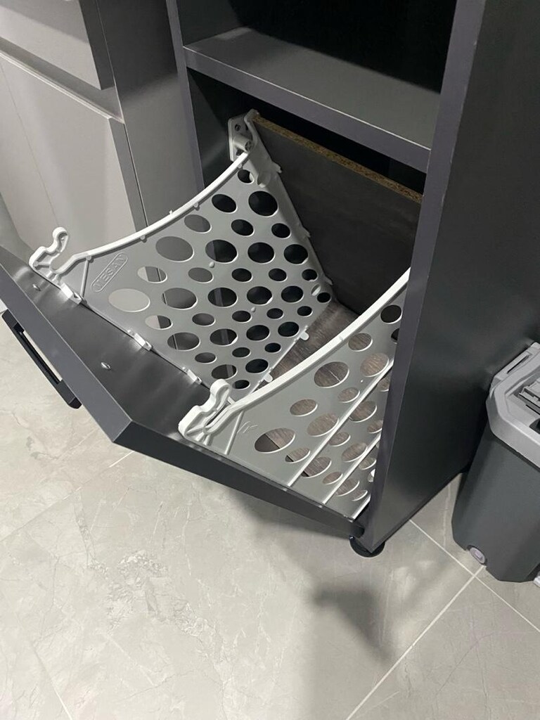 Kirli Sepetli Çok Amaçlı Banyo Dolabı - 7