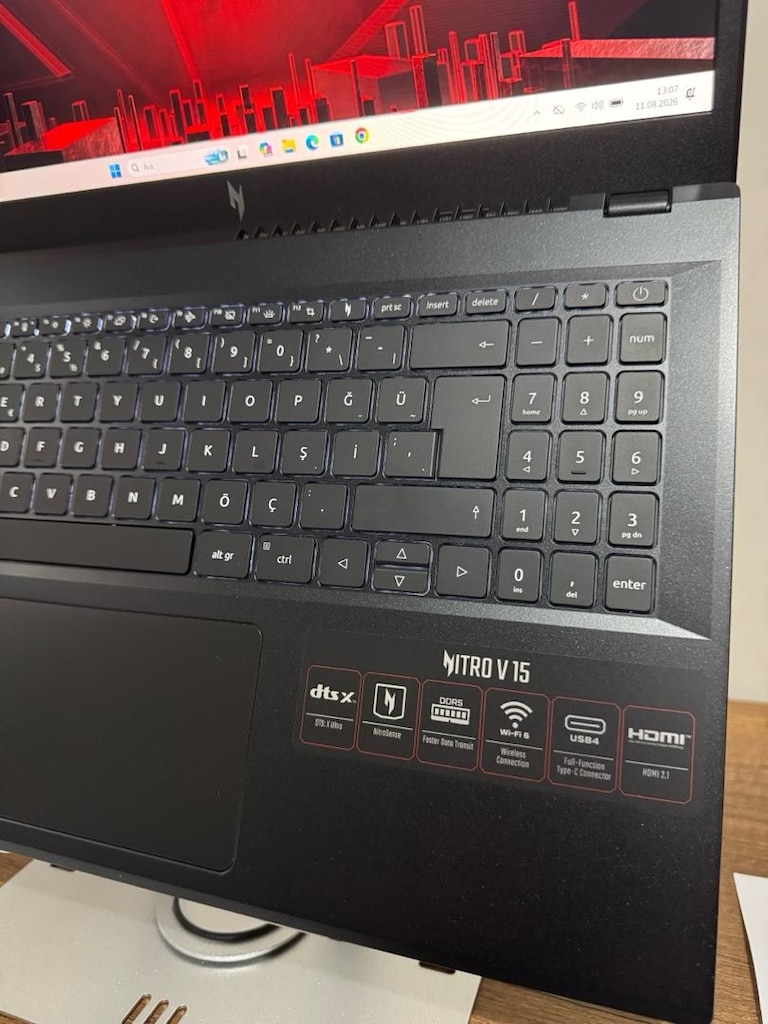RYZEN 7 - 165HZ - RTX4060 - ACER NİTRO V15 Gaming - 6