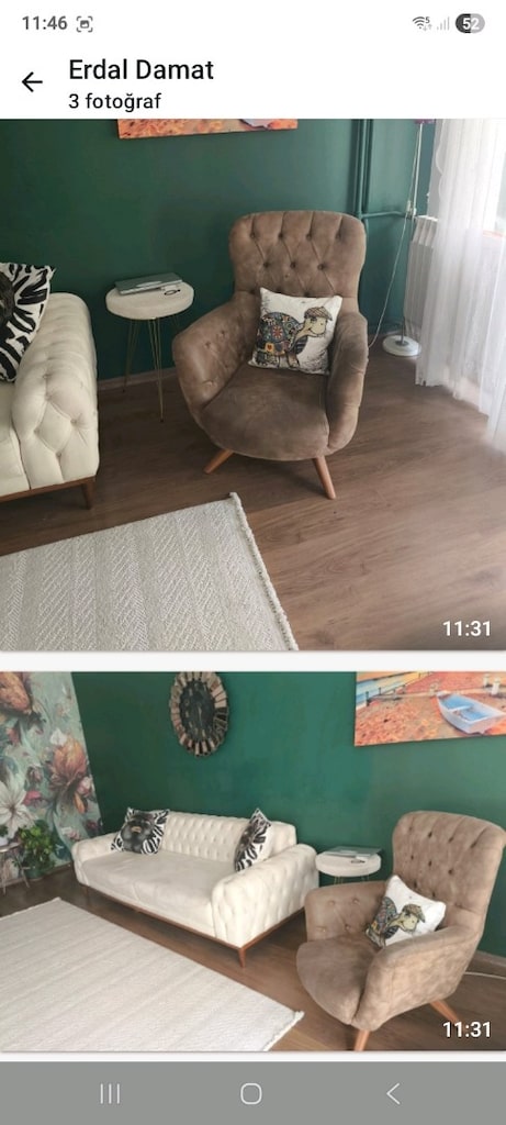 koltuk ve berjer acil satlik Yer...izmir bornova 12500 tl - 3