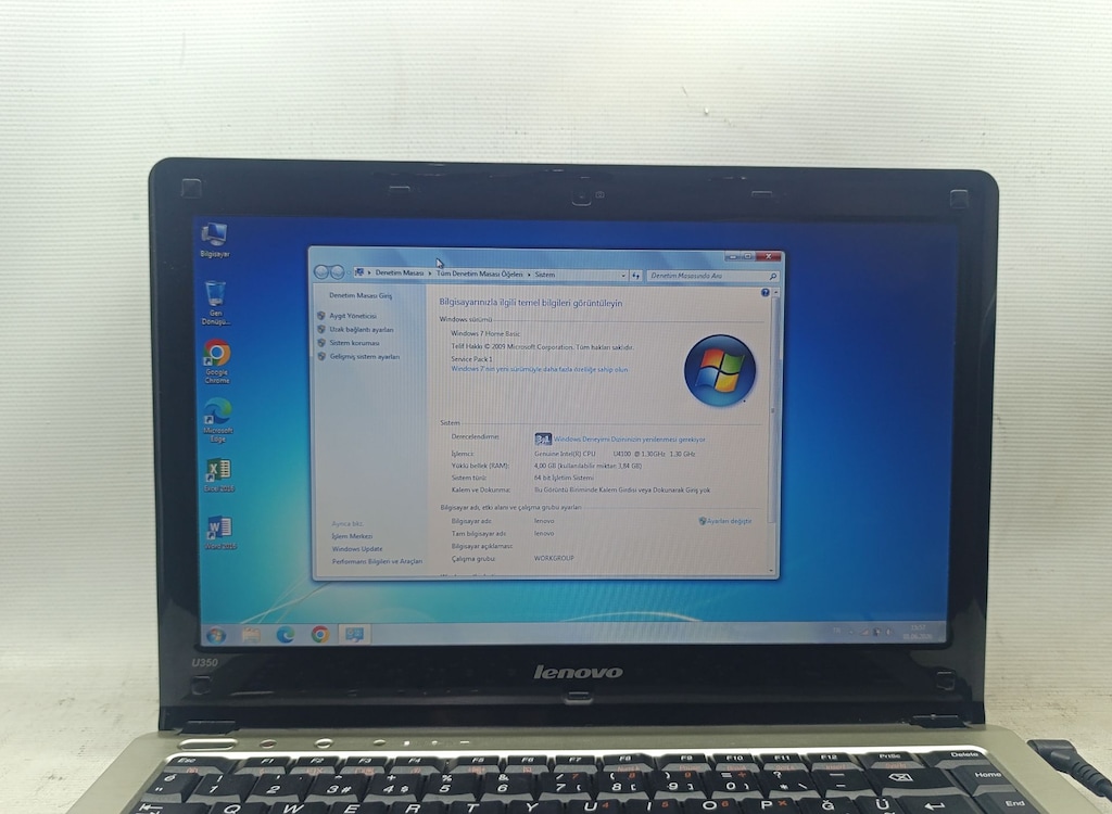 LENOVO IDEAPAD U350-U4100 İŞLEMCİ-4 GB RAM-320 GB HDD-13.3 EKRAN - 2