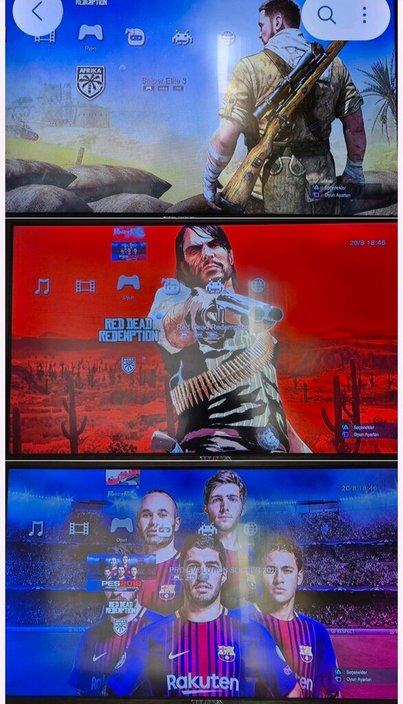 PS3 SLİM/2 SIFIR KOL/20 OYUN/TAMİRSİZ/SORUNSUZ/TEMİZ - 3