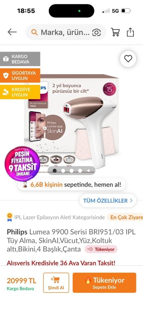 ıPL PHİLİPS LAZER EPİLASYON MAKİNASI - 6