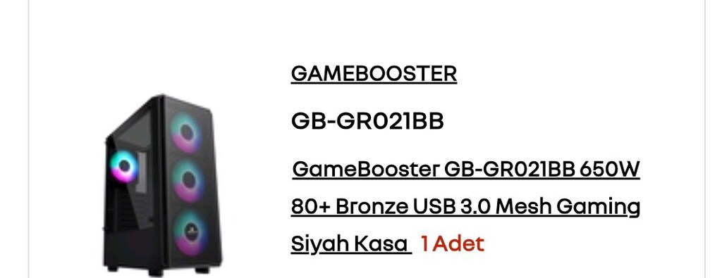 GAMEBOOSTER FANLI BOŞ PC KASASI - 4
