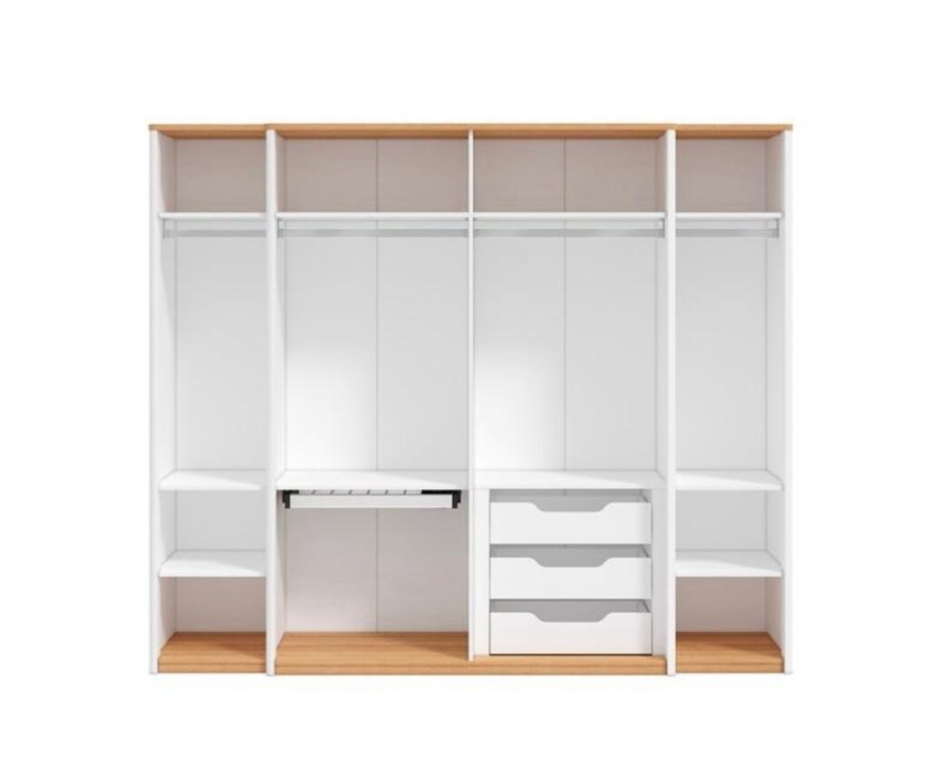 weltew home bohem 6 kapaklı gardırop - 2