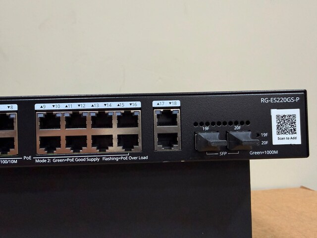 Ruijie Reyee RG-NBS3200-24GT4XS-P 24 Port Gigabit PoE+