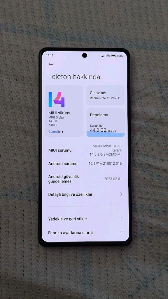 Xiaomi Note 12 Pro 5G (8+8/256) (TAKAS OLUR) - 3