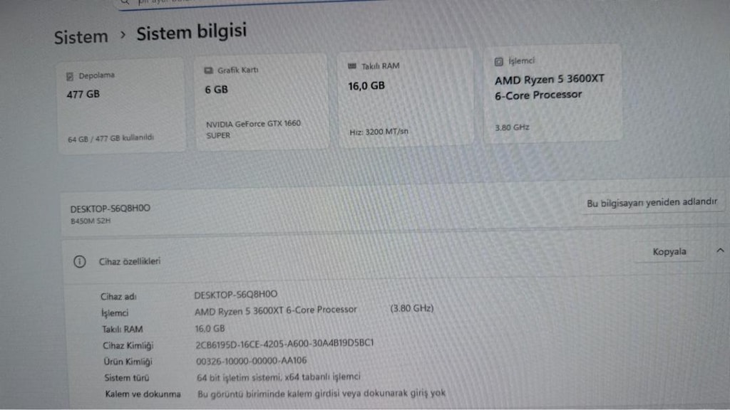 PERFORMANSLI RYZEN 5 3600XT GAMER KASA - 4
