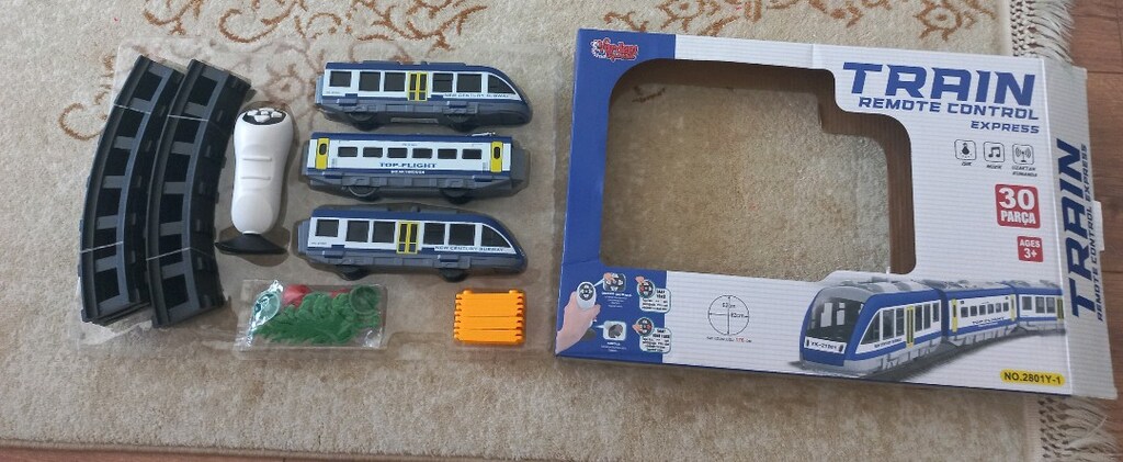 Kumandalı 30 Parça Işıklı ve Sesli 176 cm Tren Seti - 5