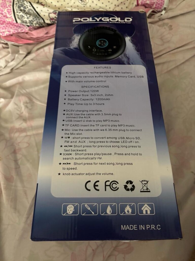 polygold karaoke wireless hoparlör - 2