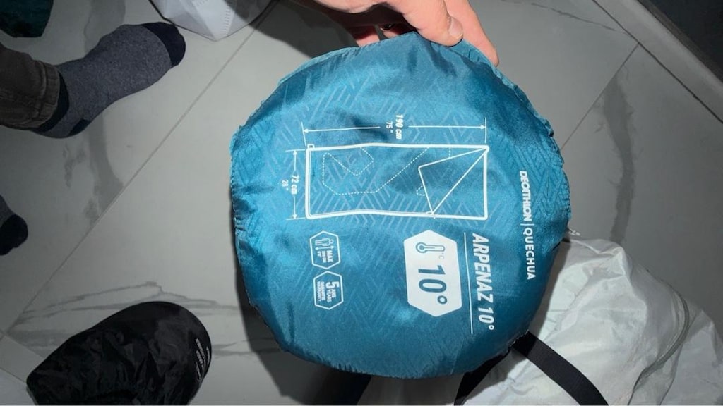Quechua Arpenaz 10°C Uyku Tulumu 190 cm – 1 kez kullanıldı. - 2