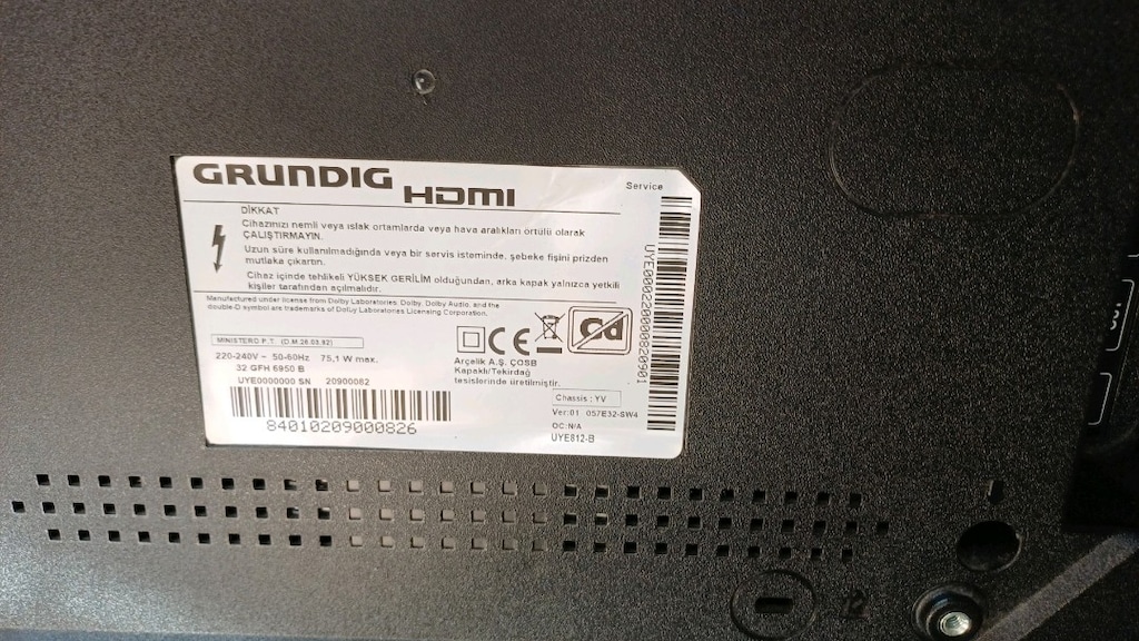 Grundig 32" Vision 6 HD LED TV (Android TV / Google TV) - 3