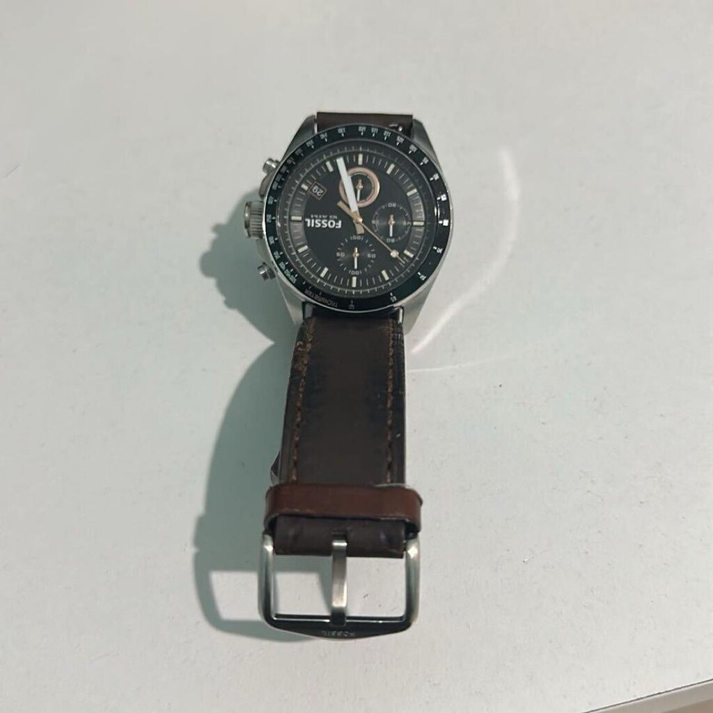 Fossil Erkek Chronograph Saat Kahverengi - 3