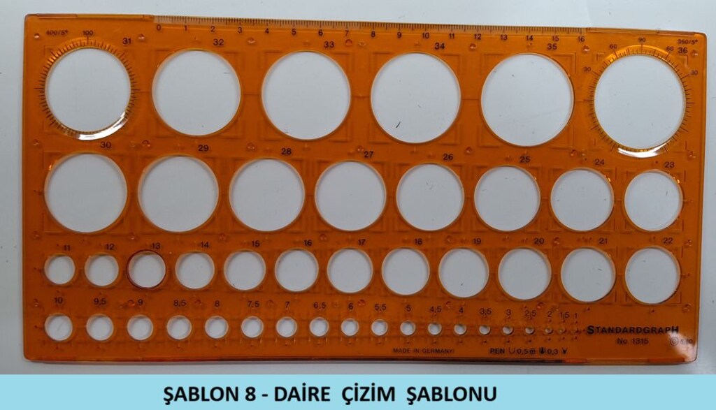 ROTRİNG RAPİD2- A3 Çizim Panosu, Çizim Şablonları, Kağıtları v.s. - 13