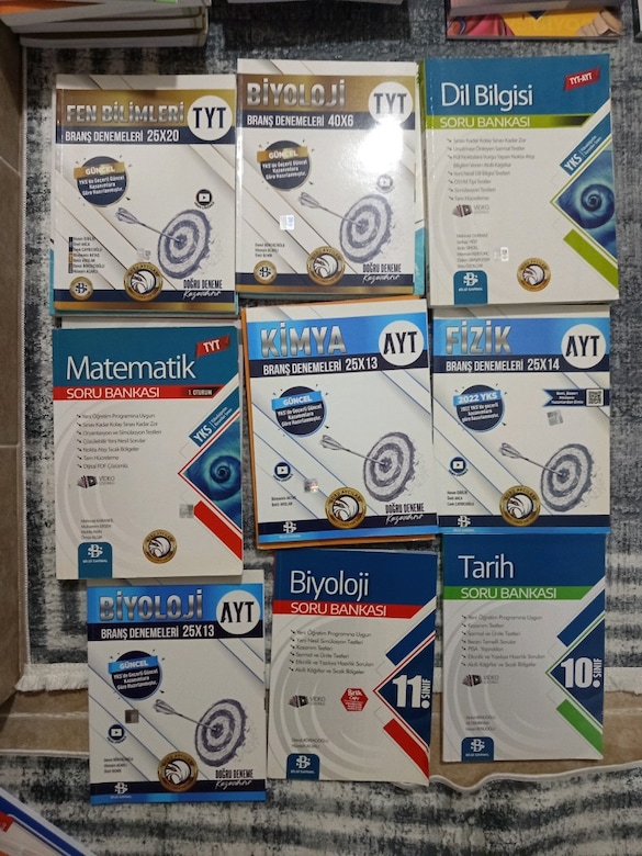 yks hazırlık üniversite çalışma kitapları (75 kitap - 4