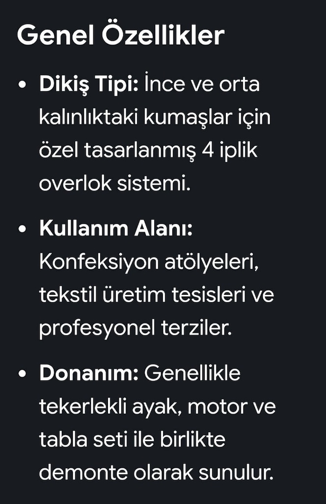 OVERLOK MAKİNESİ F 747 TEMİZ KULLANILMIŞTIR PAZARLIK PAYI VARDIR - 6
