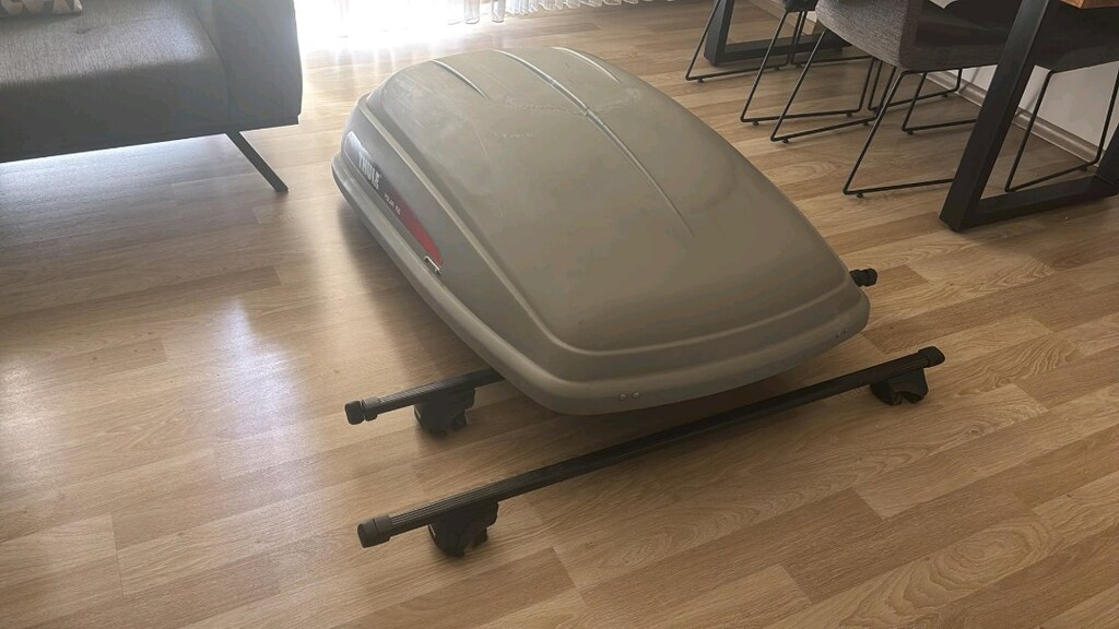 araç üstü 400 litre thule polar 100. yük taşıma bagaji - 2