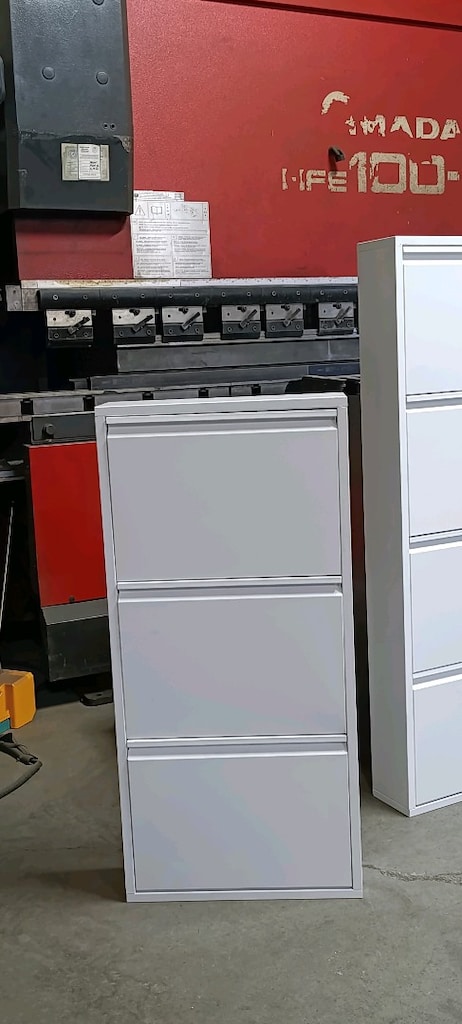 modern metal ayakkabılık 3 çekmeceli - 2