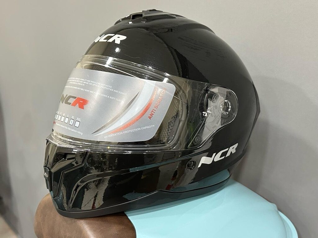 NCR RAPİD M70E KAPALI KASK - Parlak Siyah
