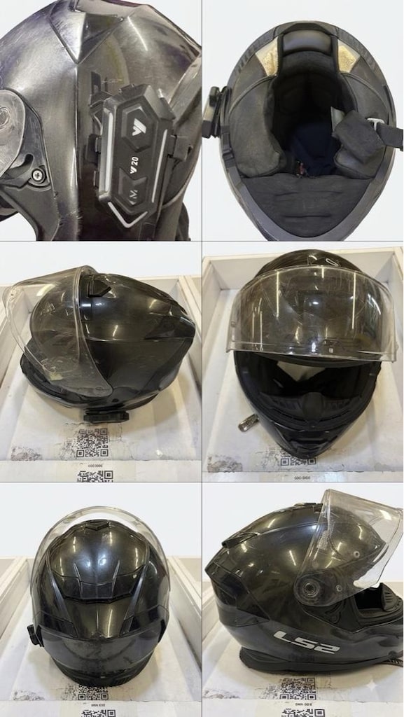 LS2 Storm 2 Kask + V20 Bluetooth Intercom Seti (Dahili Güneş Vizörlü) - 3