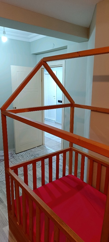 Montessori Yatak Ahşap Çatılı Altı Geniş Çekmeceli - 6