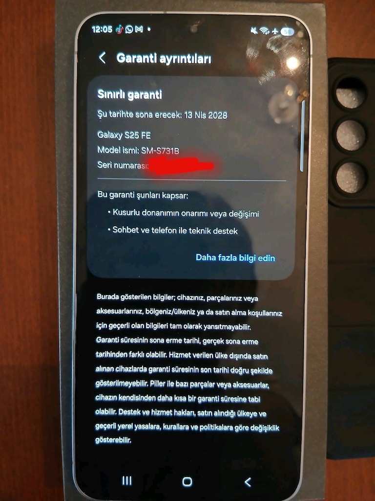 SATILIK!!!: Samsung Galaxy S25 FE 256 GB 8 GB RAM 18 Ay TR garantili - 9