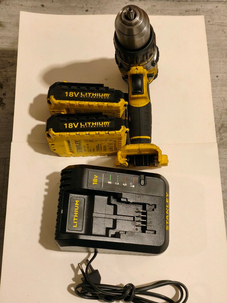 ORİJİNAL STANLEY 18 VOLT ŞARJLI DARBELİ MATKAP - 5