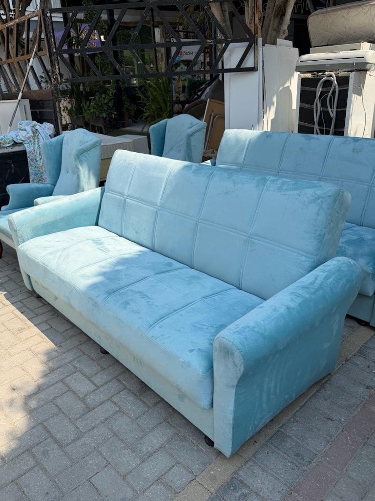Koltuk Takımı Altı Bazalı Yatak Olabilen Tertemiz - 6