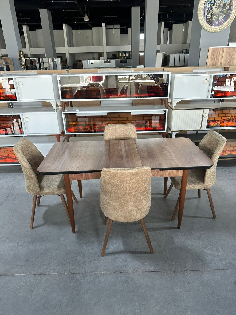 4 kişilik masa sandalye - 3