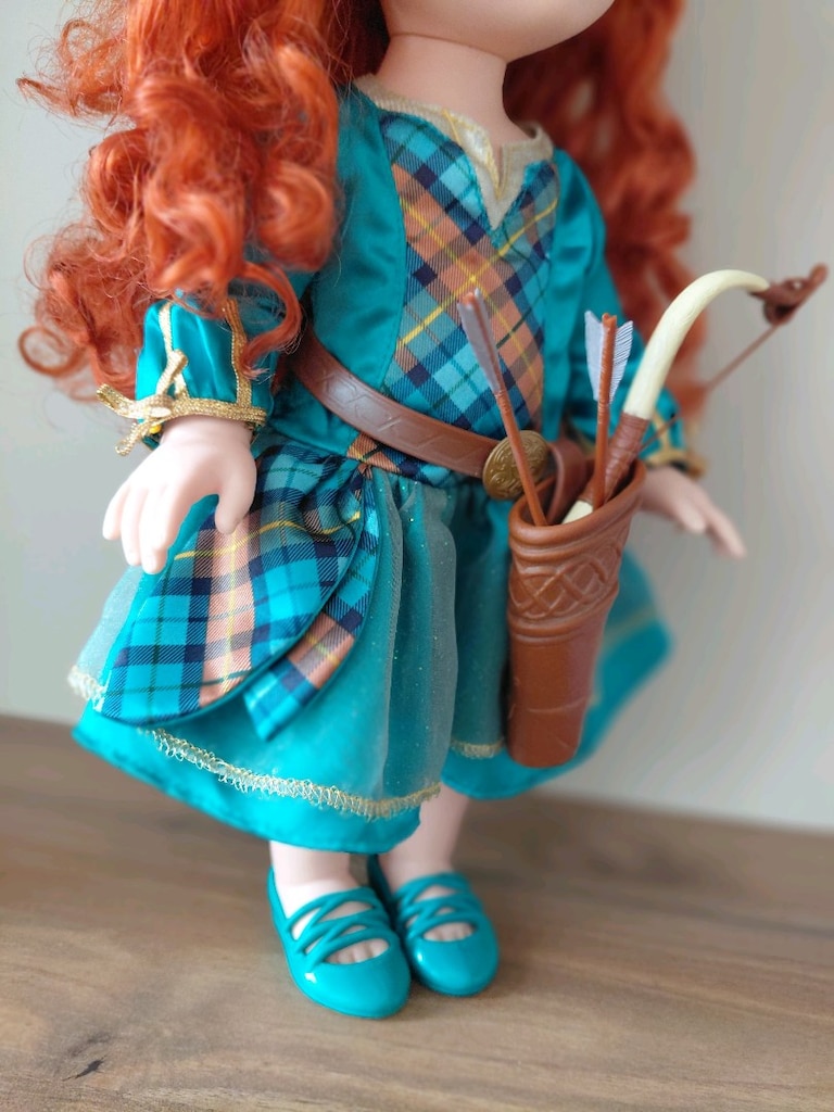 Disney Prensesi Merida Oyuncak Bebek - 7