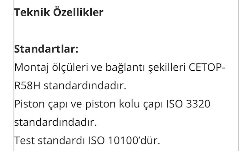 Hidrolik Silindir ,piston - 3