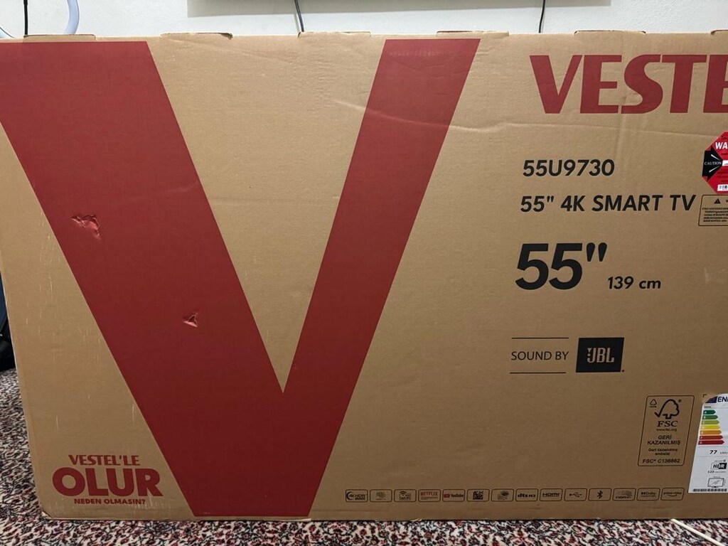 Vestel 55UV9750 4K Ultra HD 55'' 139 Ekran Uydu Alıcılı Smart LED TV - 7