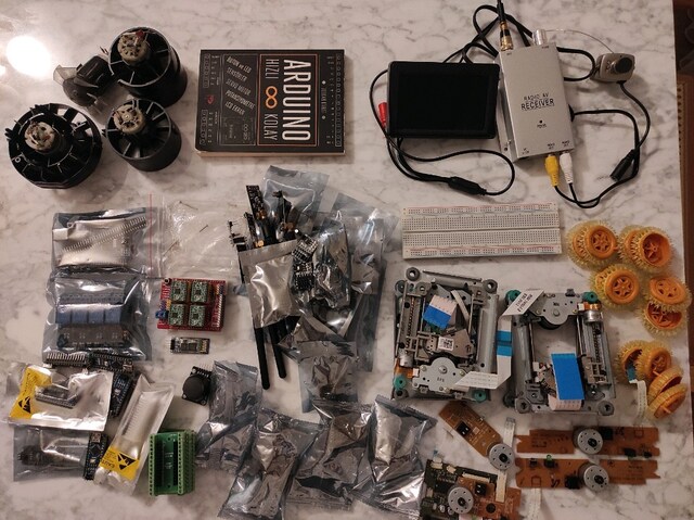 Arduino, robotik ve elektronik komponentler