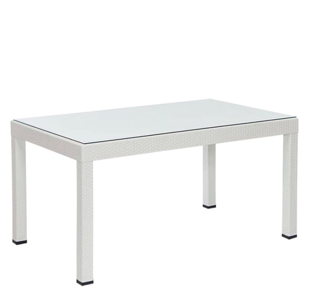 RATTAN 80x120 BEYAZ MASA SANDALYE TAKIMI - 2