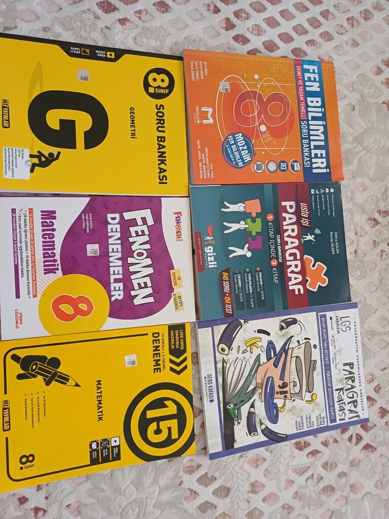 8. sınıf yardımcı kaynaklar matematik geometri paragraf ve deneme LGS - 2