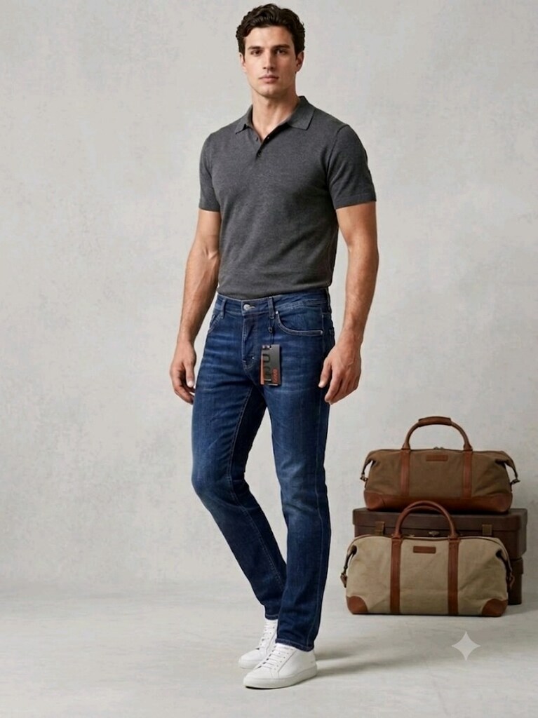 kot jeans denim - 2