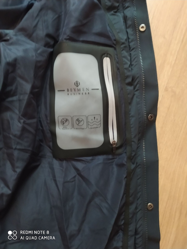 BEYMEN TERMAL MONT, RÜZGAR, SOĞUK VE SU GEÇİRMEZ, YENİ,5XL, KALİTELİ - 6