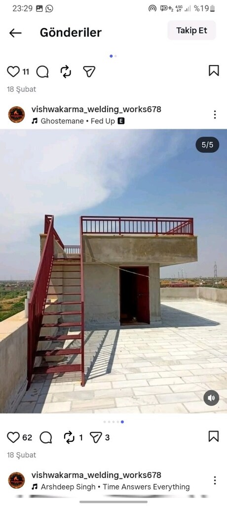 sundurma çatı teras kapama merdiven korkuluk - 8