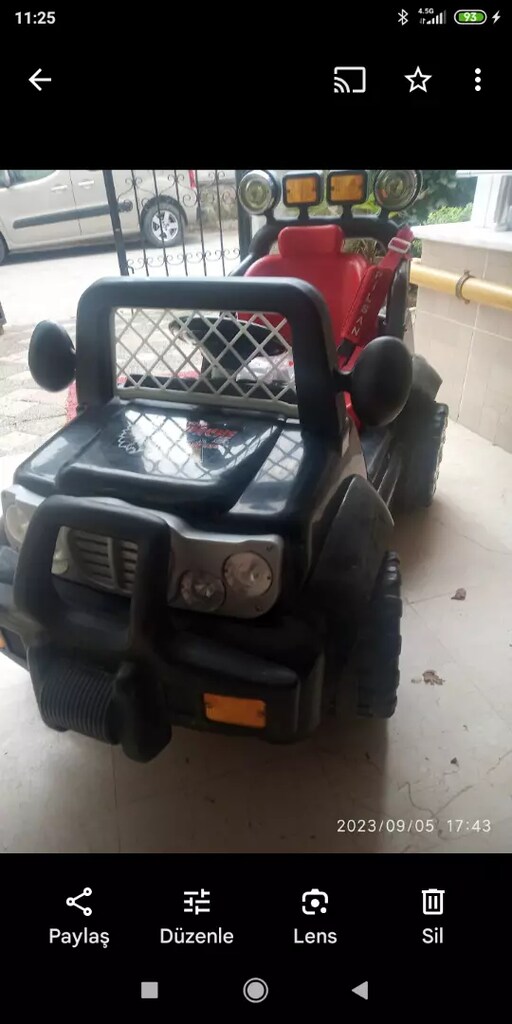 Pilsan 12 volt apaçi model akülü araba. - 5
