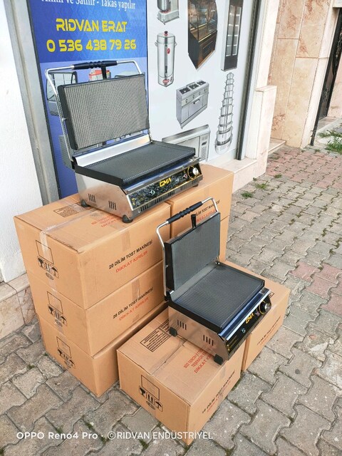 tost makinesi elektrikli sanayi tipi tost ocağı makinası 16 20 dilim