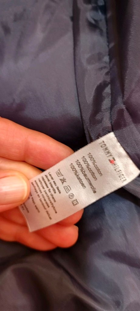 Tommy Jeans parlak koyu lacivert şişme mont. - 10