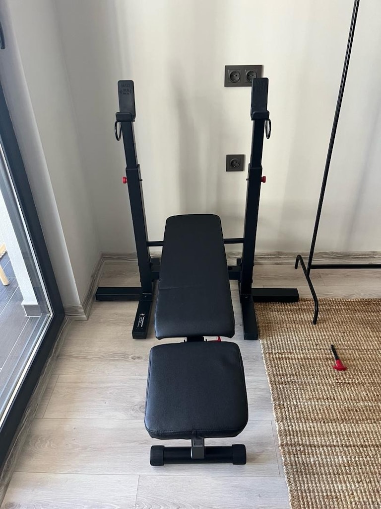DÖKÜM AĞIRLIK SETİ (68 kg) + kondisyon bisikleti+ barfiks barı - 5