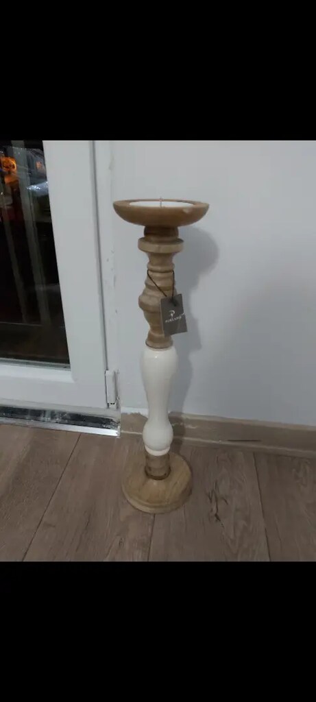 Porland Ahşap Şamdan.Fiyat Sondur - 5