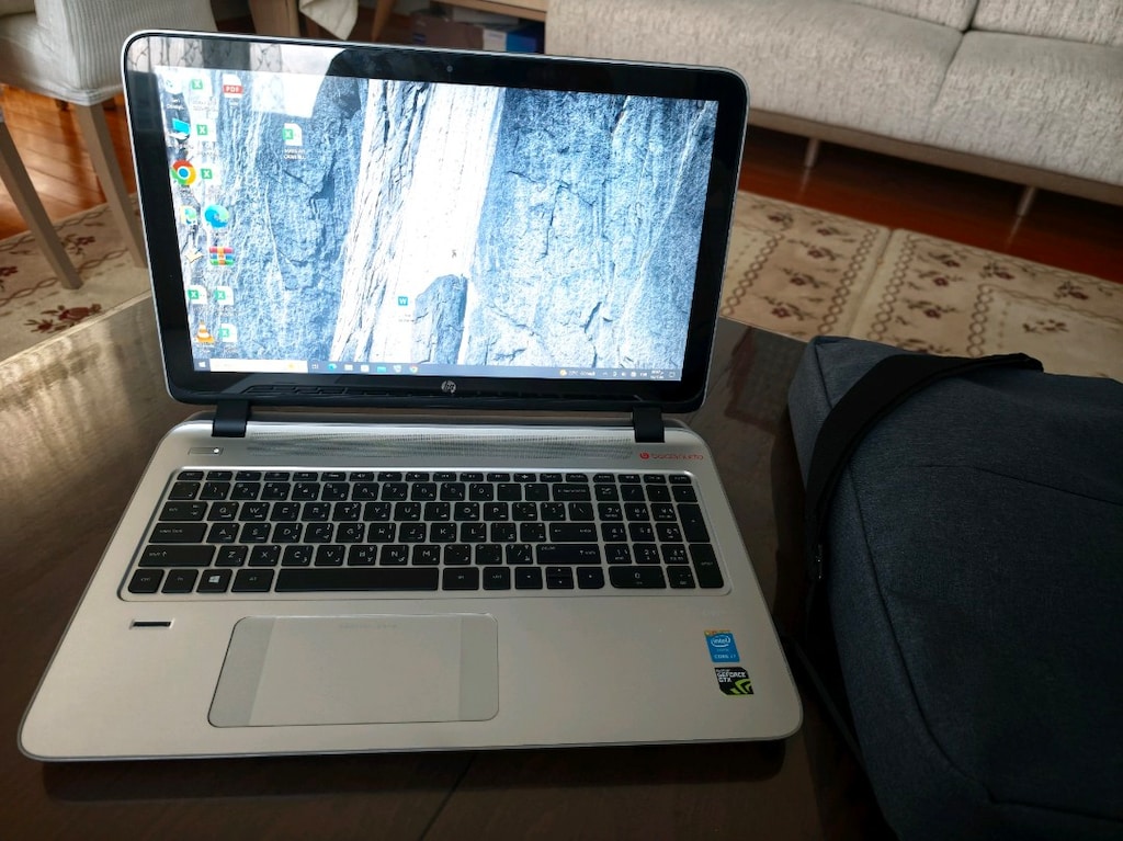 i7 HP dokunmatik bilgisayar ve yazıcı - 5