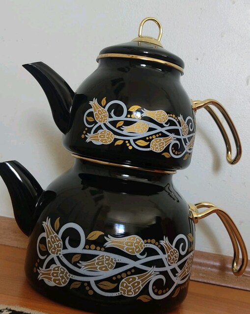 Emaye Çaydanlık