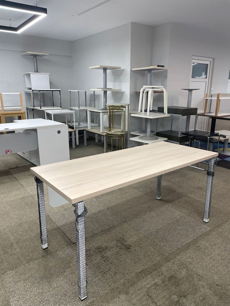 KLAS OFİS ÜSKÜDAR 160x70 MARBELLA KİRAZ ÇALIŞMA MASASI - 4
