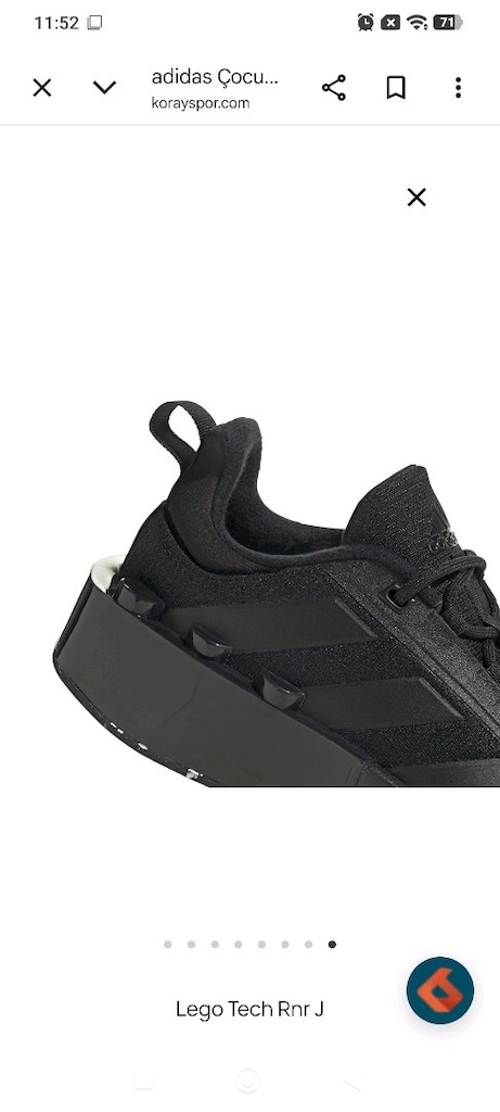 adidas çocuk LEGO spor ayakkabı