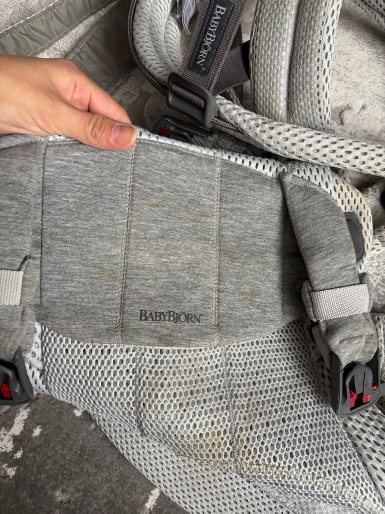 BabyBjörn Harmony 3D Mesh Silver Kanguru 0-15 kg - 11