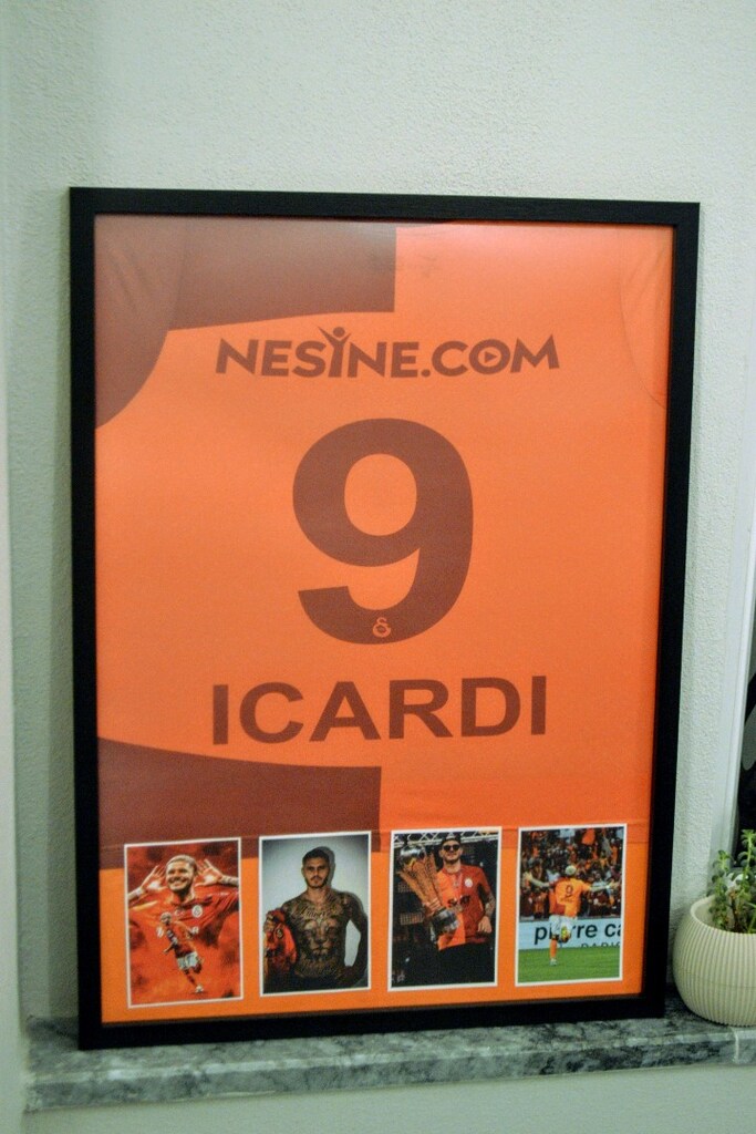 Çerçeveli Mauro İcardi Forması - 3